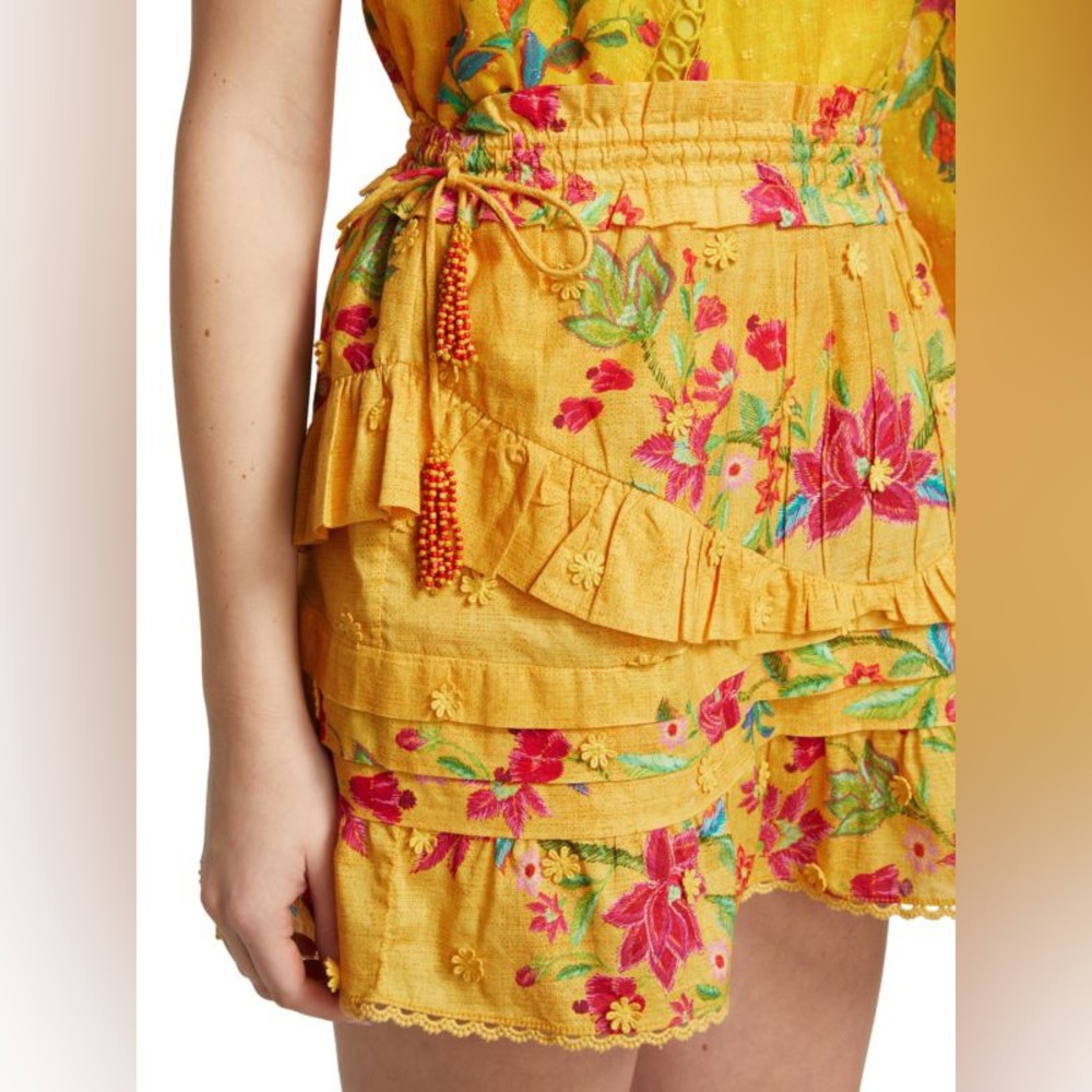 FARM RIO
Flower Dream Ruffle Mini Skirt - Picture 7 of 9